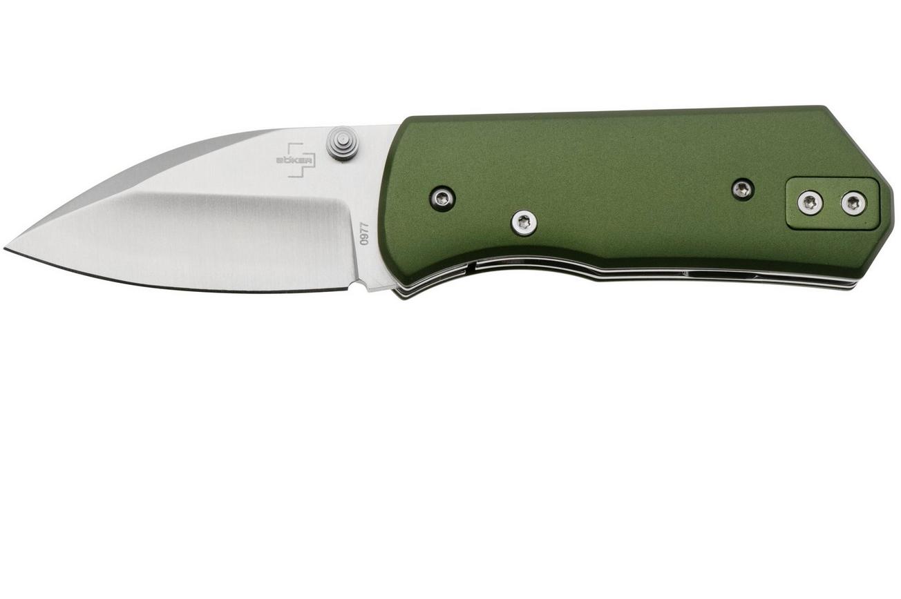 Böker Plus Lefti 01BP0006 Green Aluminum, zakmes