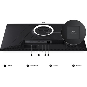 Ecran PC Japannext Gaming 24,5'' IPS FHD 320Hz Pied ergonomique