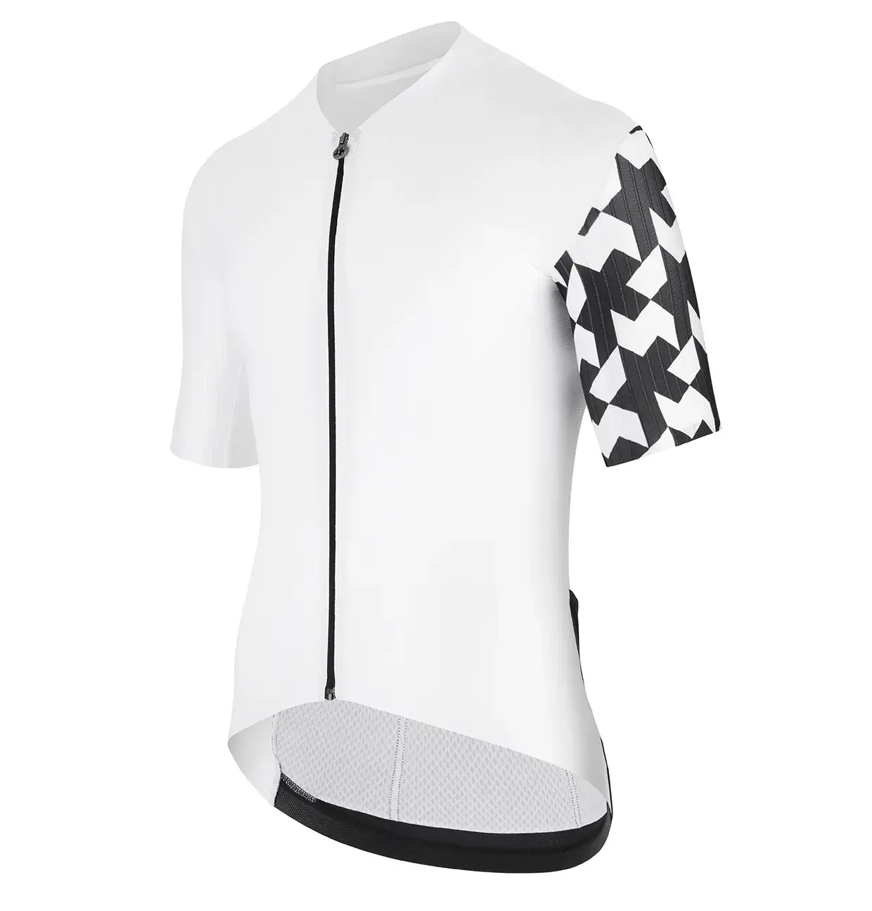 Assos Equipe RS S11 Fietsshirt Korte Mouwen Wit/Zwart Heren