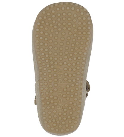 Pom Pom Hausschuhe - Anfänger Ballerina Heart - Light Camel