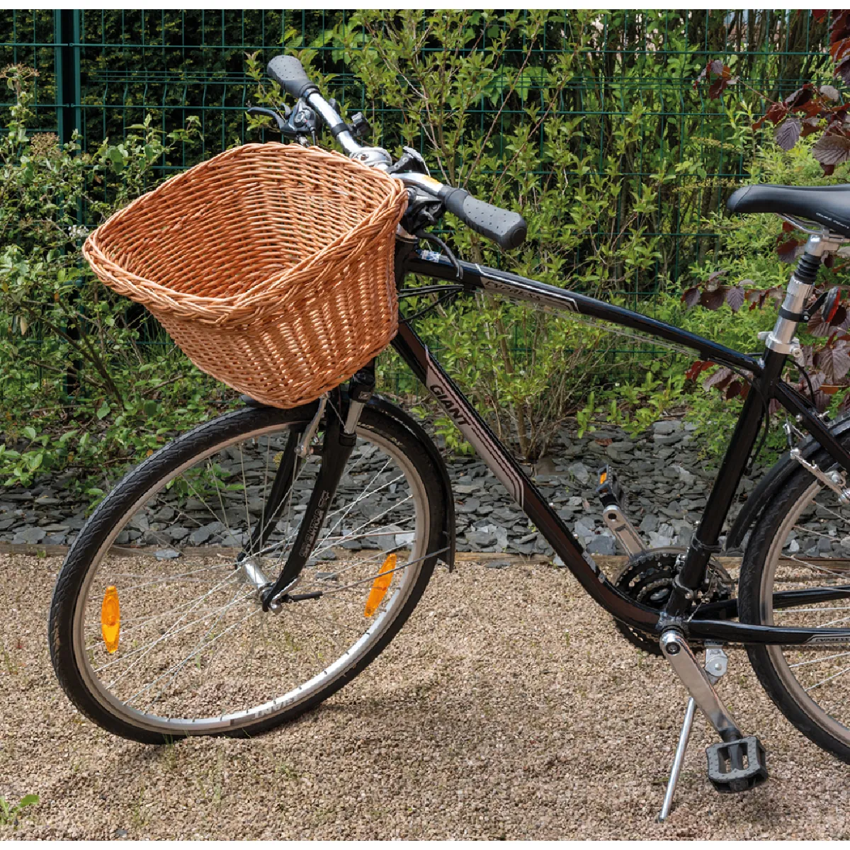 Aubry Gaspard Panier vélo osier buff