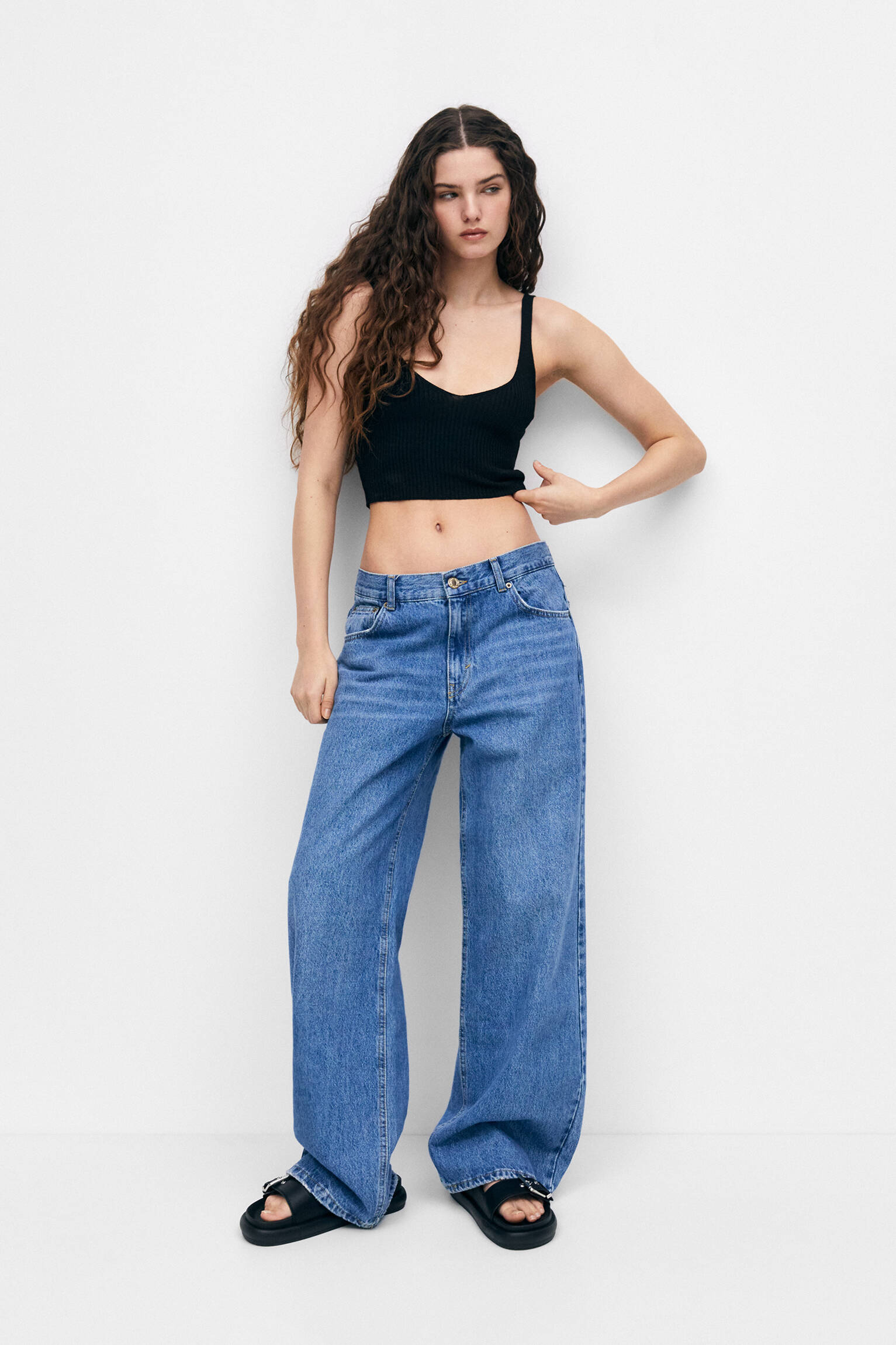 Top cropped CañaLé - Preto
