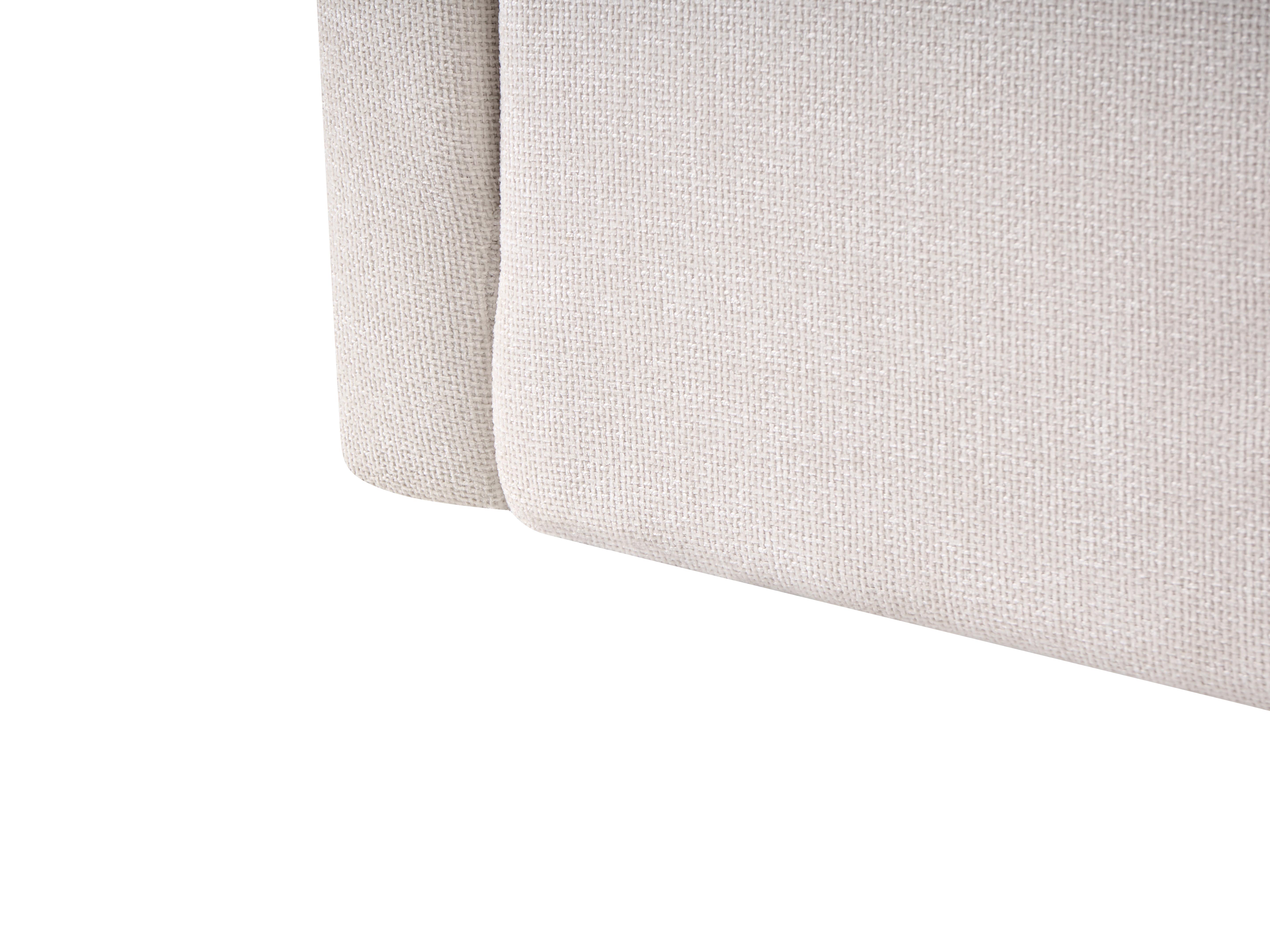 Bed met opbergruimte Stof VIVIERS 180 x 200 cm Gebroken wit