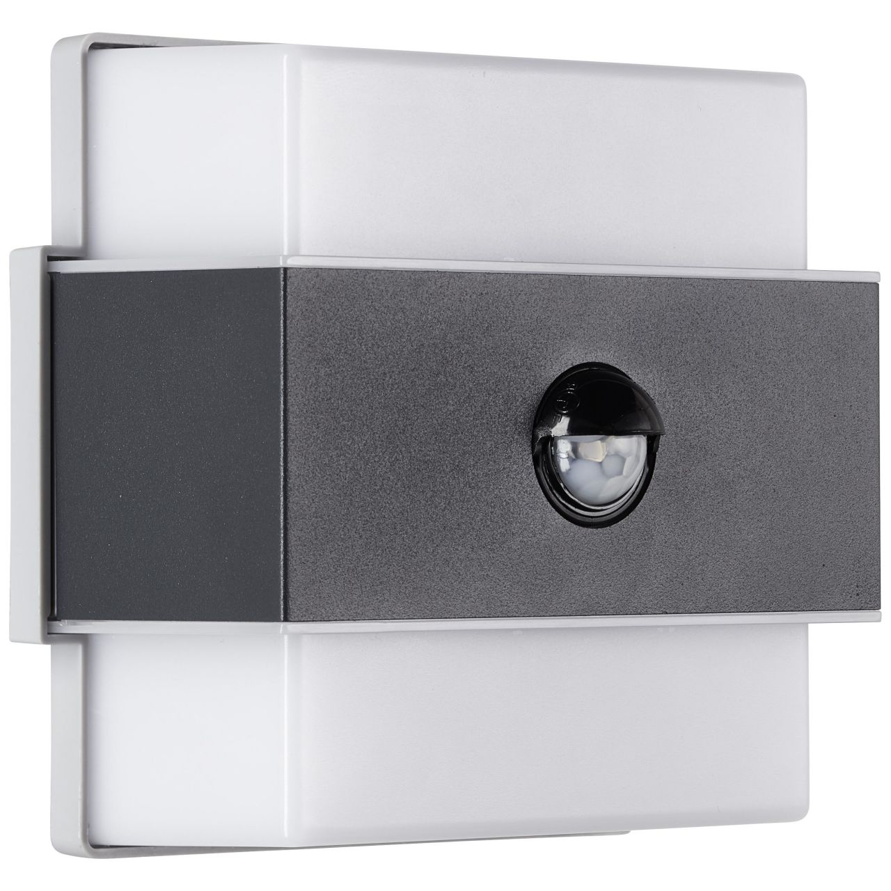 BRILLIANT Lampe, Archie LED Außenwandleuchte Bewegungsmelder anthrazit, Metall/Kunststoff, 1x 7.5W LED integriert, (650lm, 4000K), A