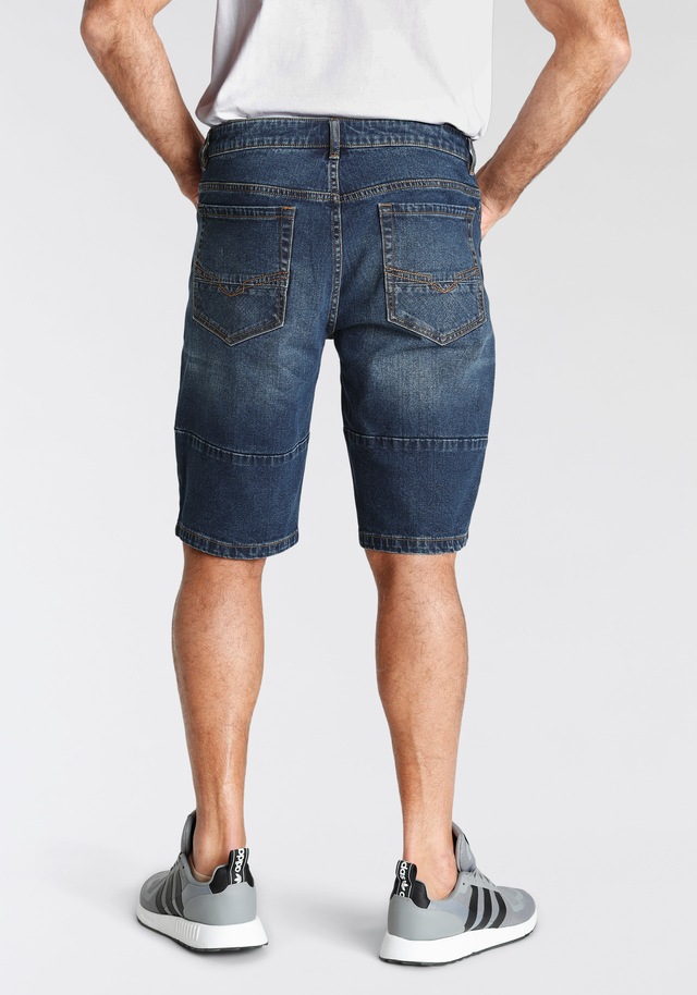 H.I.S Jeansbermudas , entspannte Passform,  gerader Beinschnitt,  modische Washed-Optik
