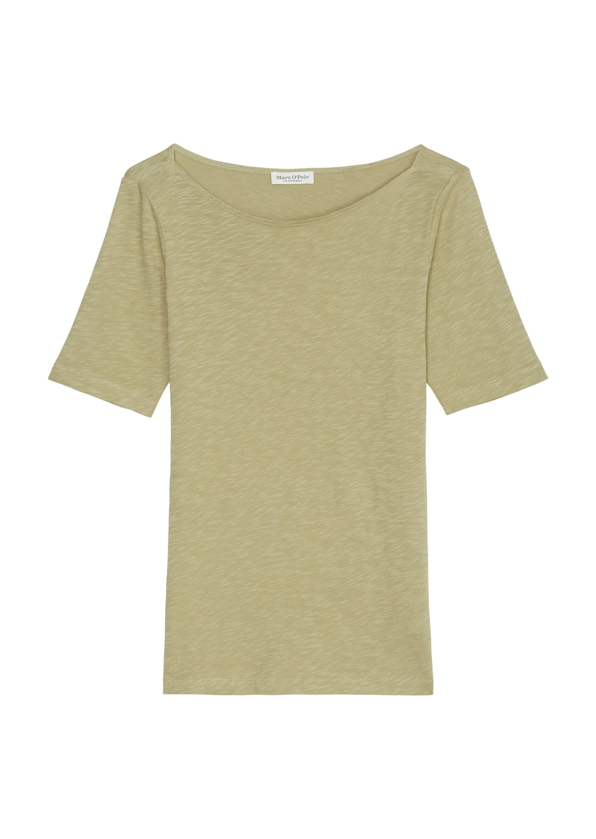 U-Boot-T-Shirt regularaus softem Slub-Jersey