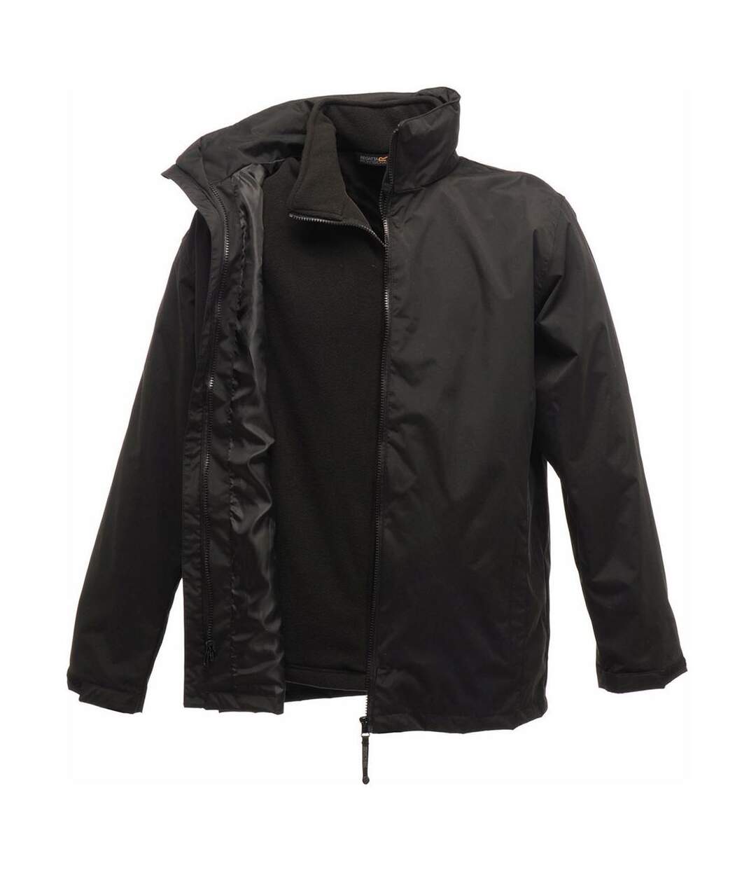 Parka veste imperméable 3 en 1 homme TRA150 - noir