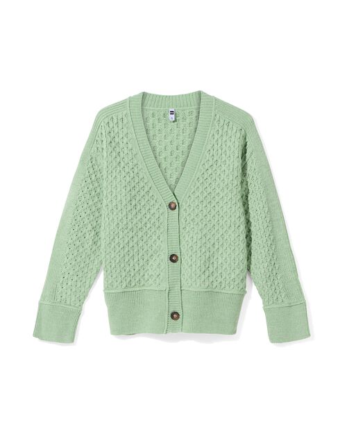 cardigan pour femmes en maille Viola vert clair