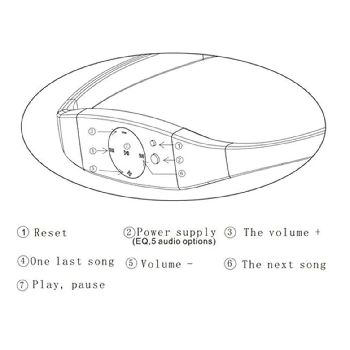 Universal MP3 Imperméable IPX8