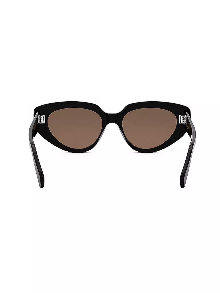 CELINE CELINE 3 Dots schwarze Cat Eye Sonnenbrille schwarz