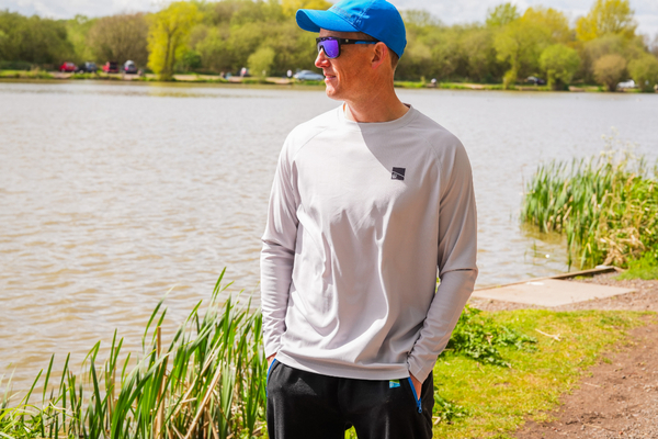 T-shirt à manches longues anti-UV Preston Grey Performance UPF-40