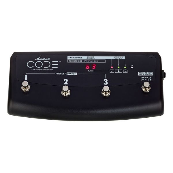 Marshall Footswitch Code Serie