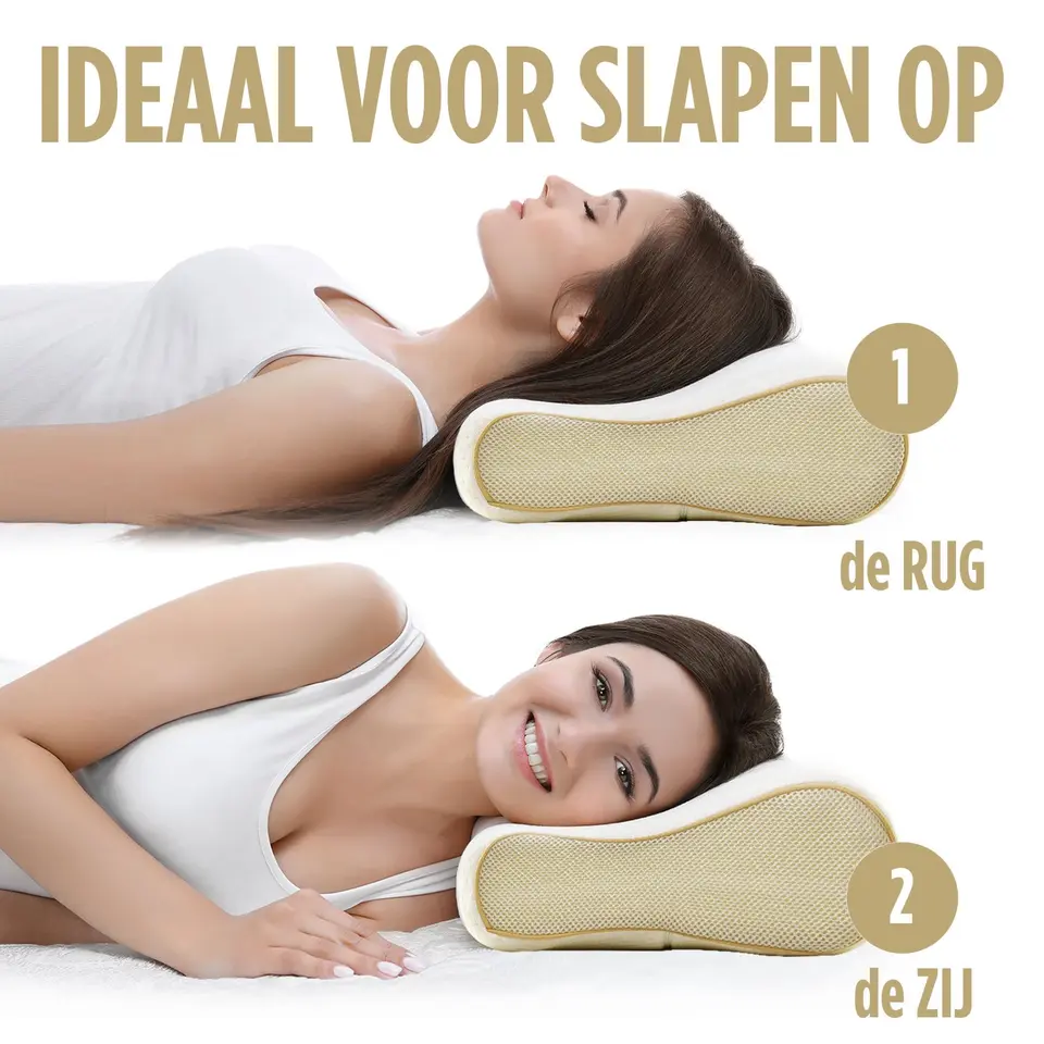 Vitapur MemoDream Kussen Traagschuim - 37x55 cm