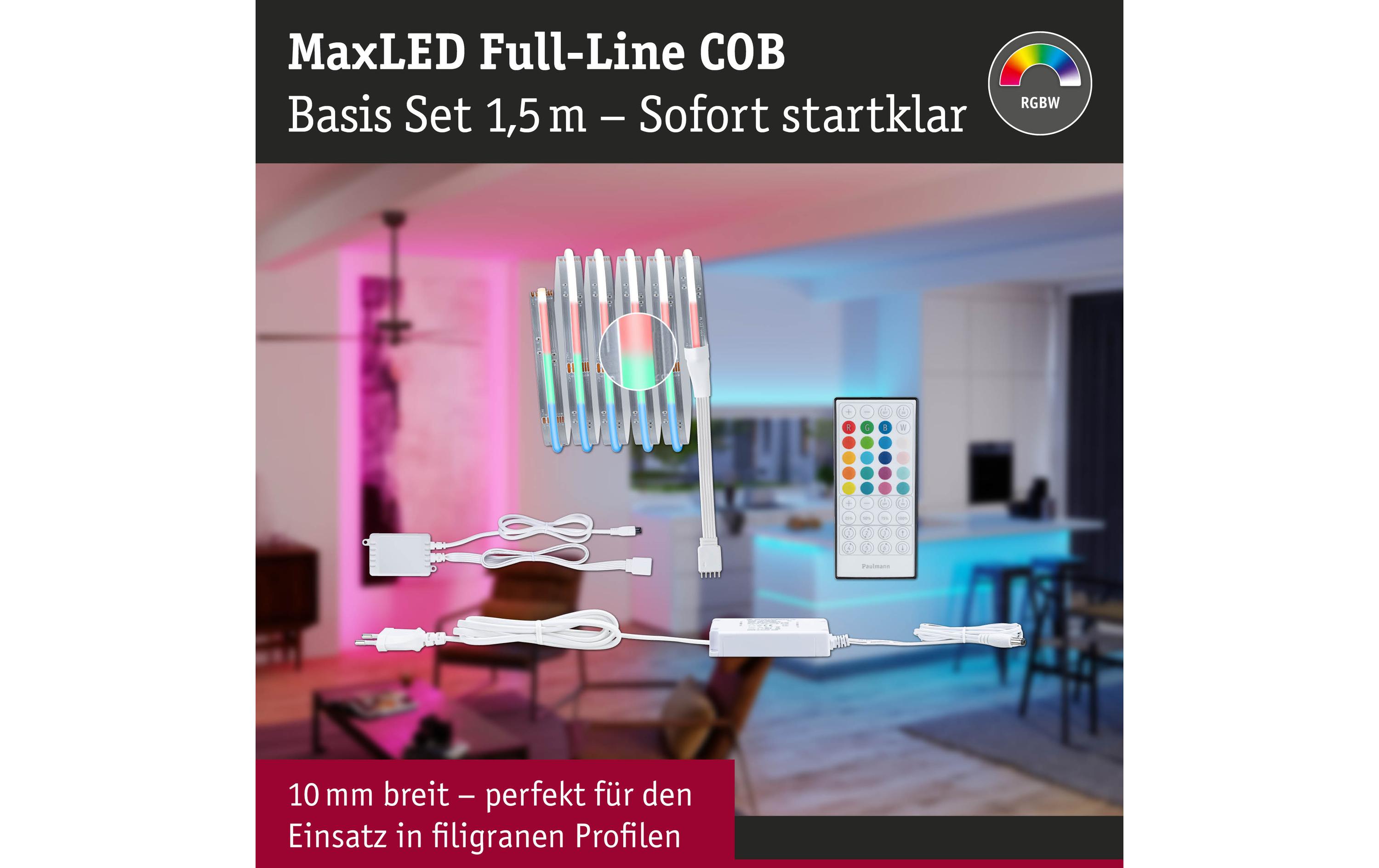MaxLED 500 LED Strip Full-Line COB 1.5 mLight Stripes