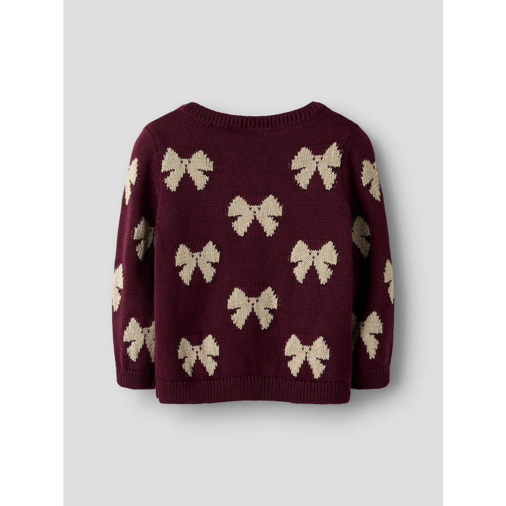 Køb Name It Burgundy Nmfrekka Ls Knit