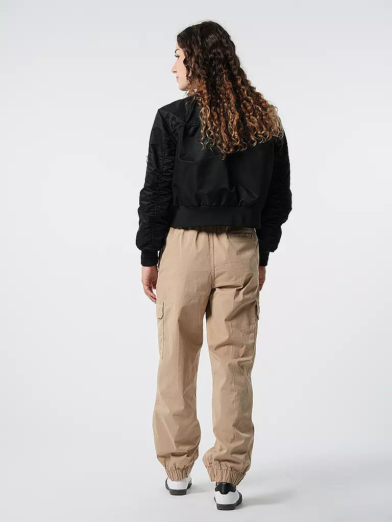 HUGO Cargohose Relaxed Fit HISUNE-1-D_B beige