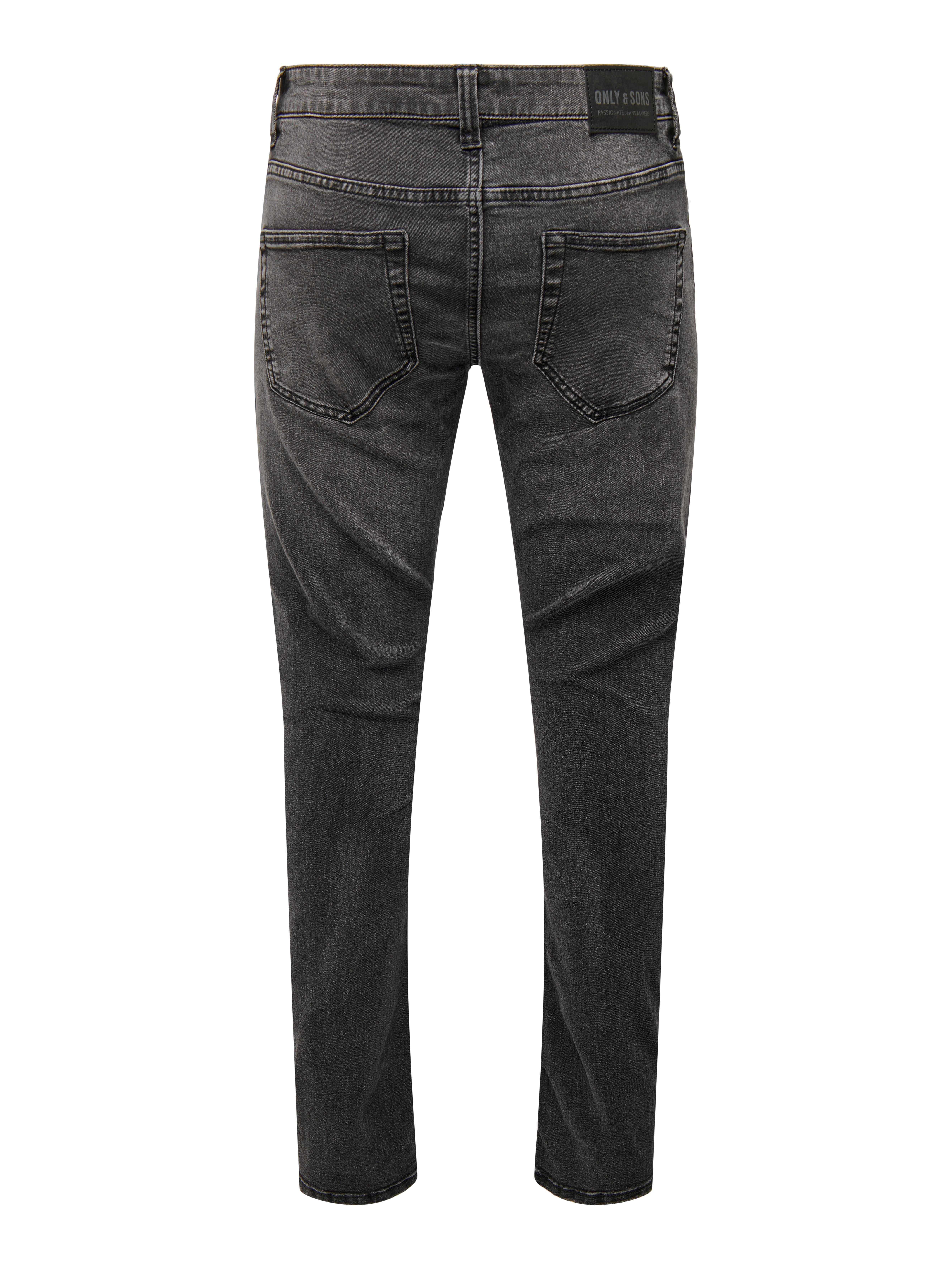 ONSLOOM Mittlere Taille Slim Fit Jeans Dark Grey Denim