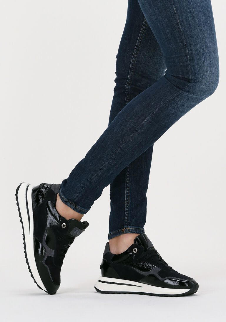 FLORIS VAN BOMMEL zwarte floris van bommel lage sneakers 85351