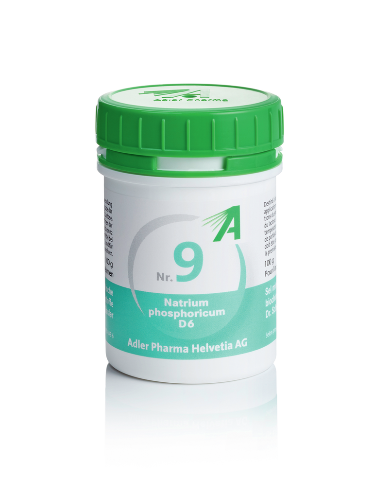 ADLER Nr9 Natrium phosphoricum Tabl 6 D 100 g