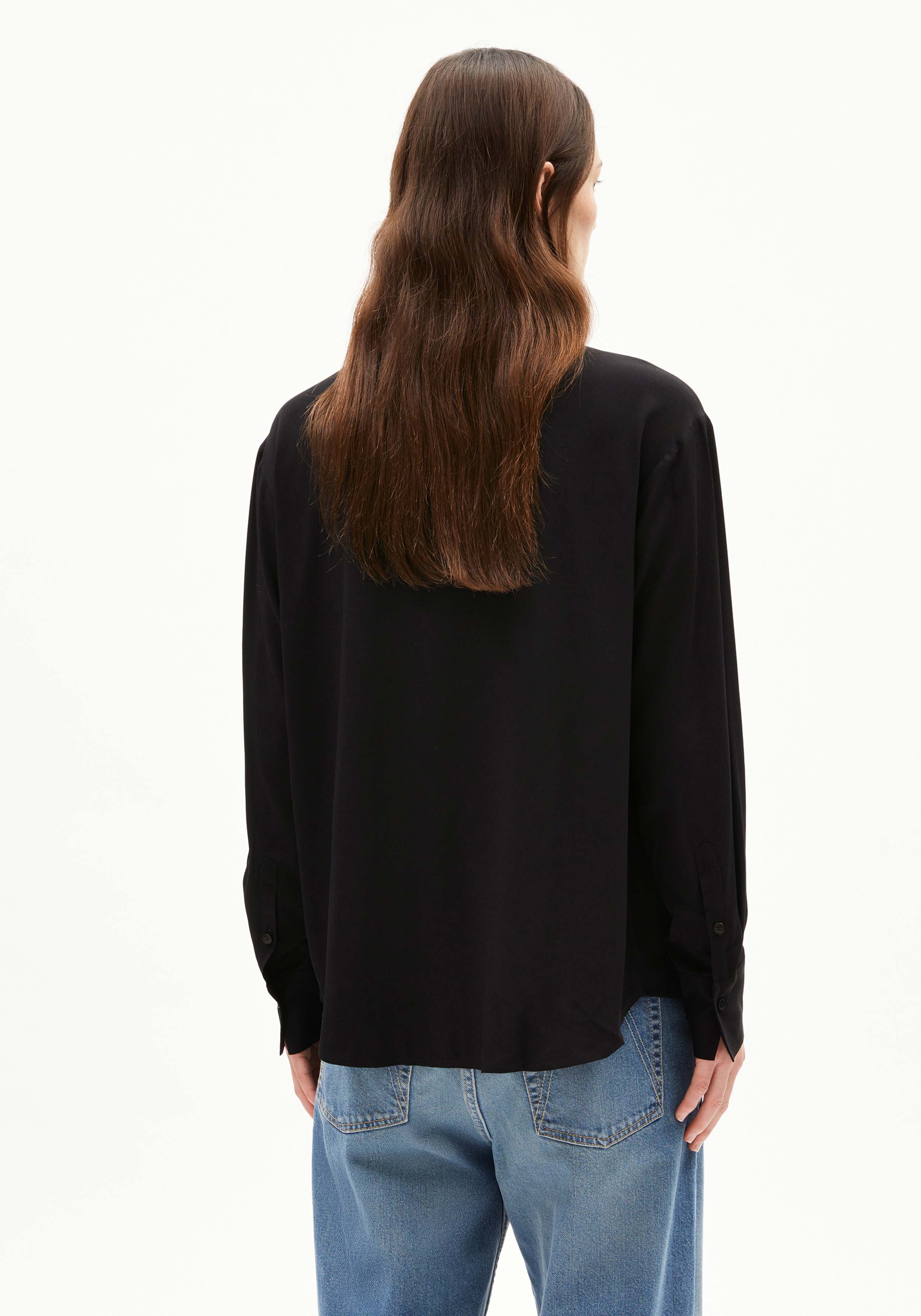 Armedangels Bluse Larisaana Longsleeve Black