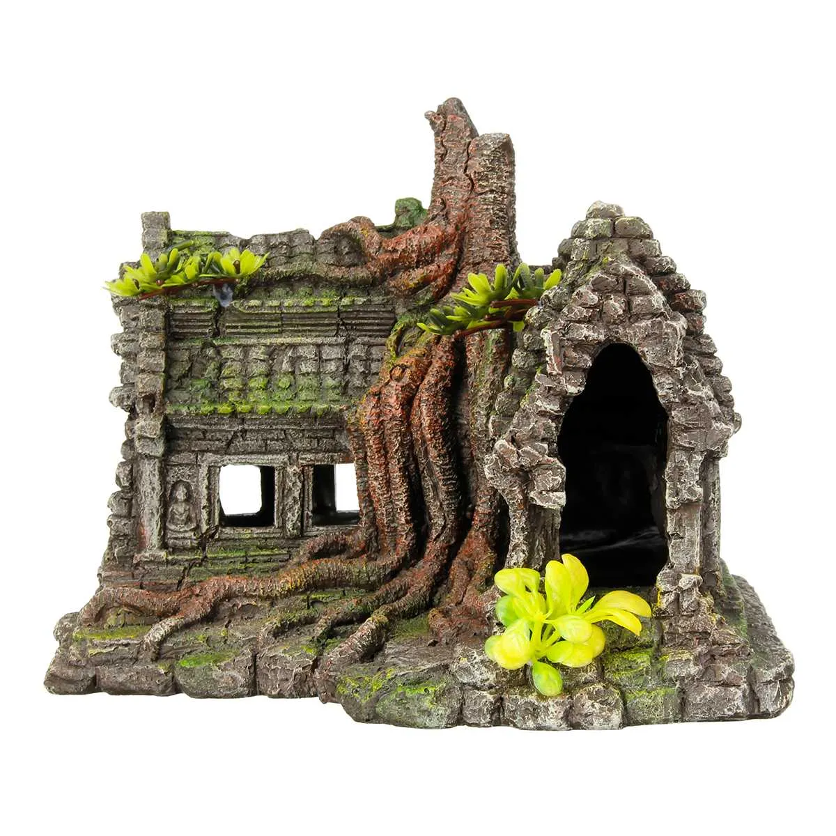Universal Résine Arbre Maison Aquarium