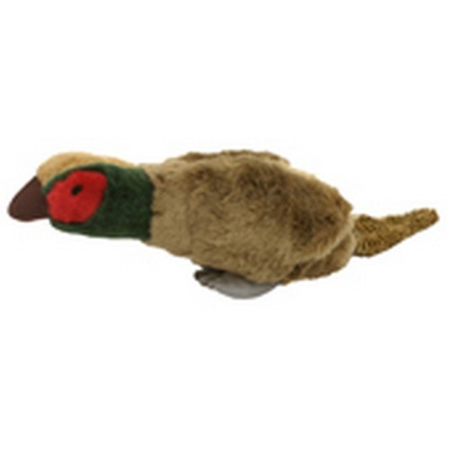 Faisão de pelúcia marrom para cães