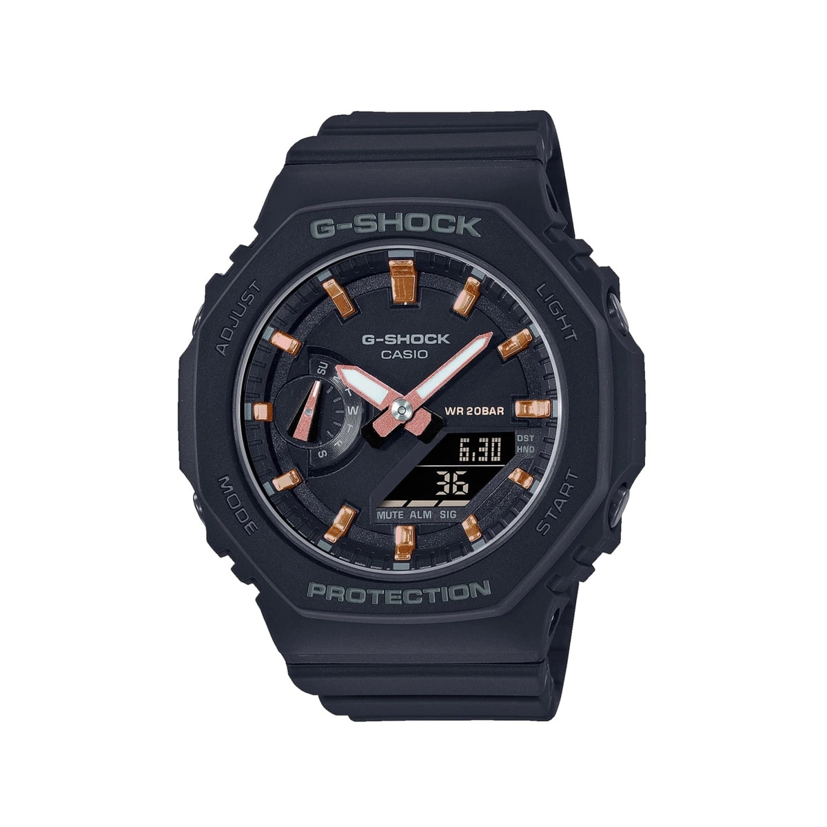 Montre G-SHOCK femme bracelet résine noire