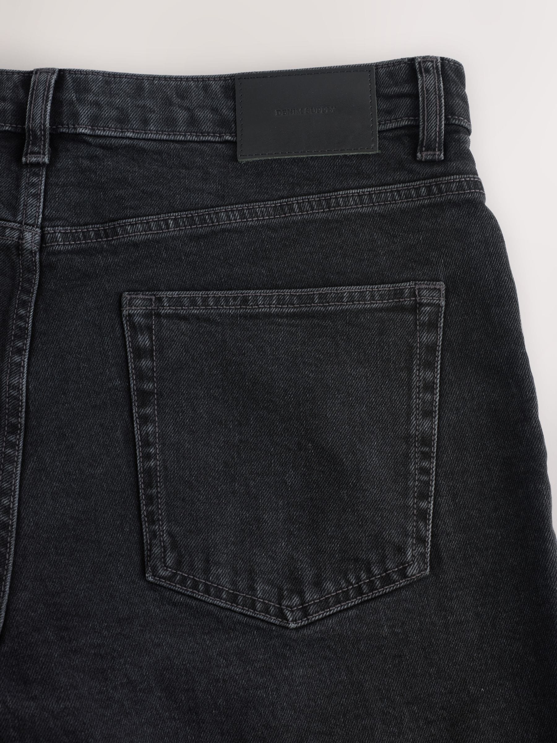 Zwarte wassing - Slim Fit - Vintage wash denim jeans