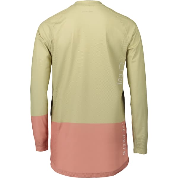 Maillot VTT POC W'S MTB PURE LS JERSEY PREHNITE GREEN/ROCK SALT