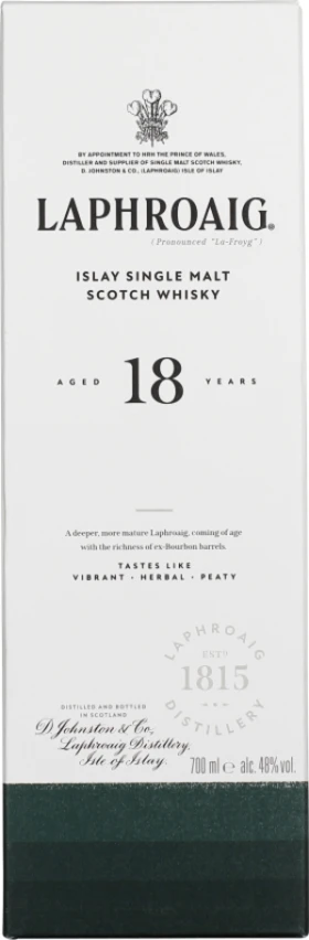 LAPHROAIG 18 YEARS 70CL