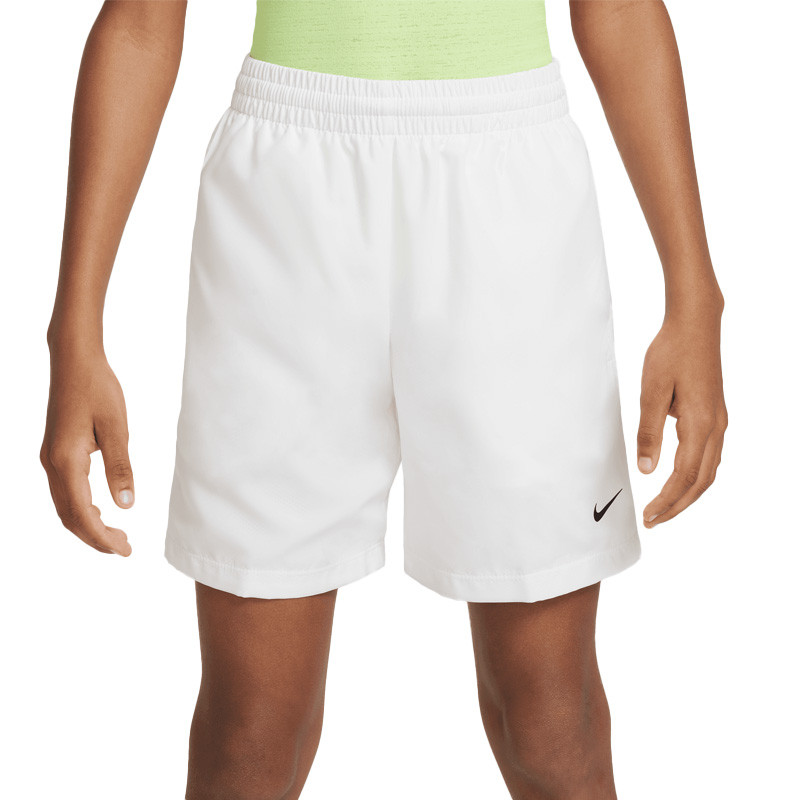 Short junior Nike Training Dri-Fit Multi blanc