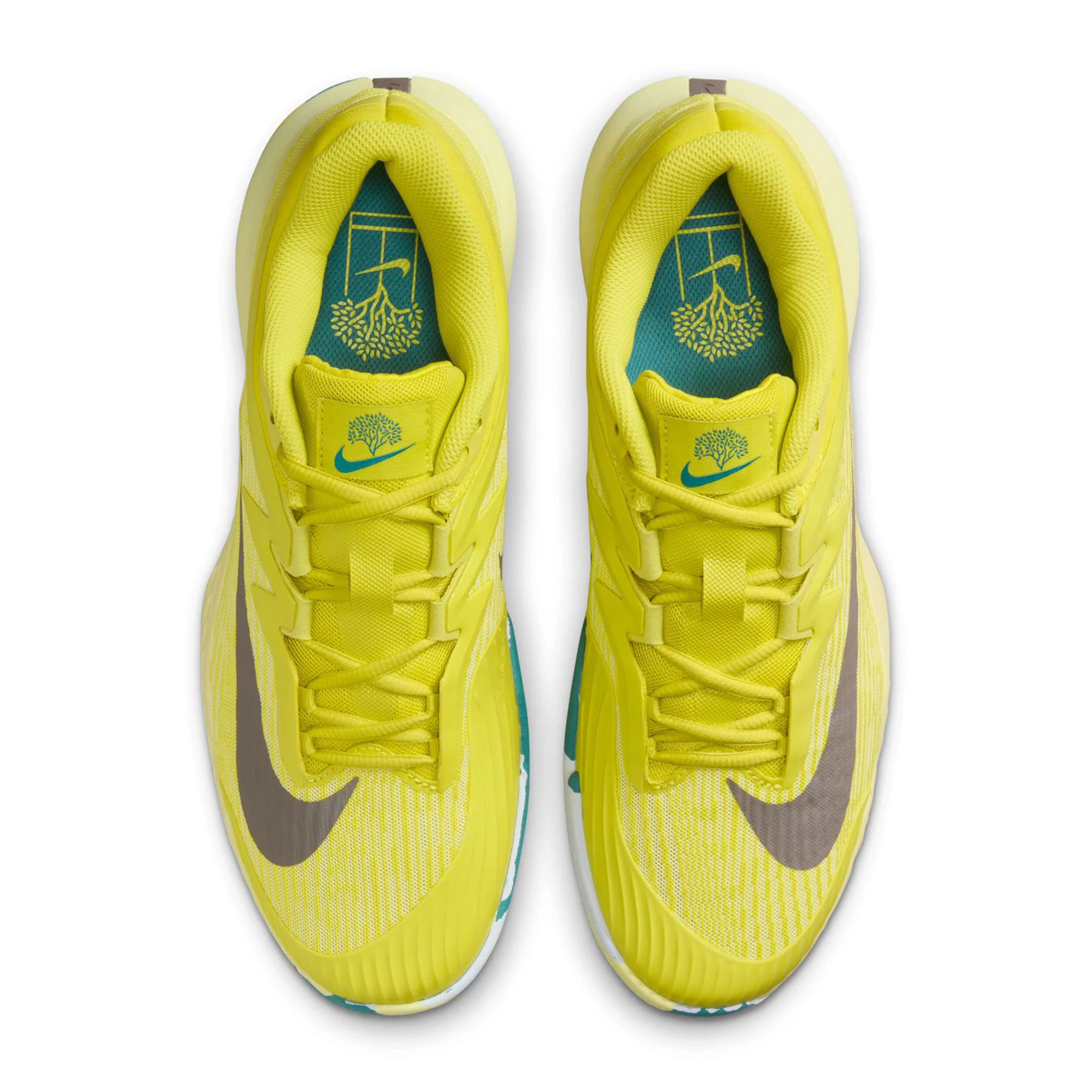 Nike Vapor Pro 3 PRM Chaussures Toutes Surfaces Hommes - Jaune Citron , Turquoise