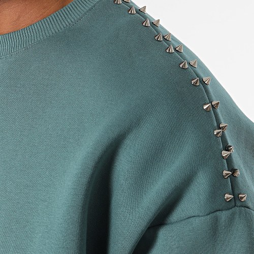Sweat Crewneck Bleu Pétrole