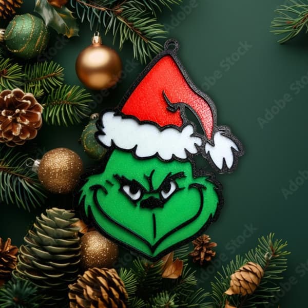 2x Grinch julepynt