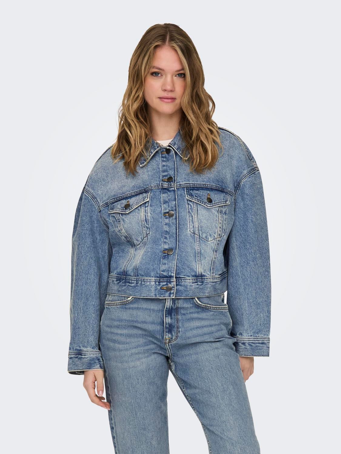 ONLLEIGH Jeansjacke Medium Blue Denim