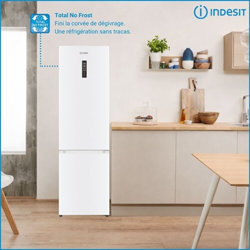 Réfrigérateur congélateur en bas Indesit Insedit INK26371W6 Blanc