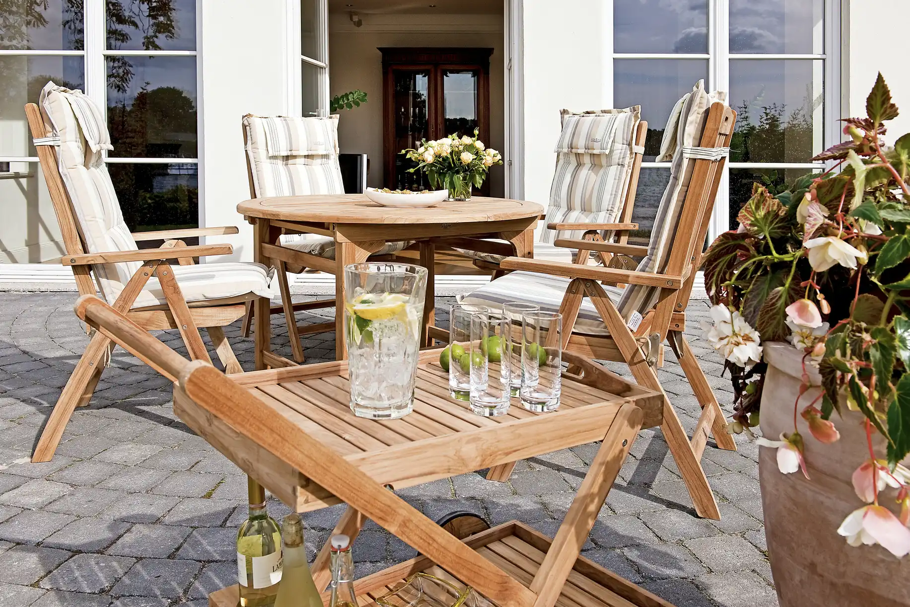 Yorkshire Garten-Ausziehtisch Cambridge D