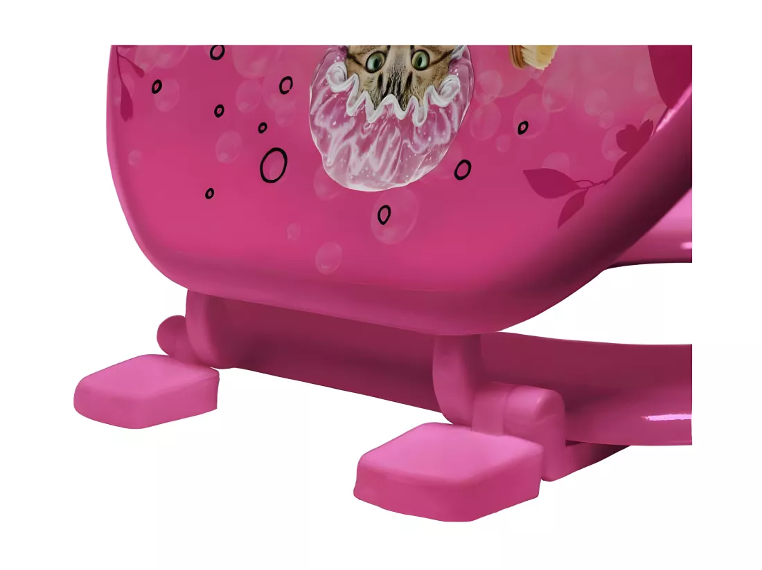 Abattant WC 37 x 47 cm Chatibulle - MDF Imprimé