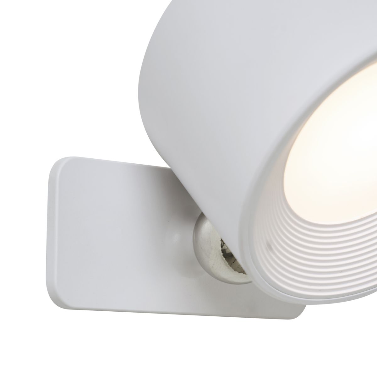 Set van 4 moderne wand- en plafondlampen wit incl. LED oplaadbaar - Bright