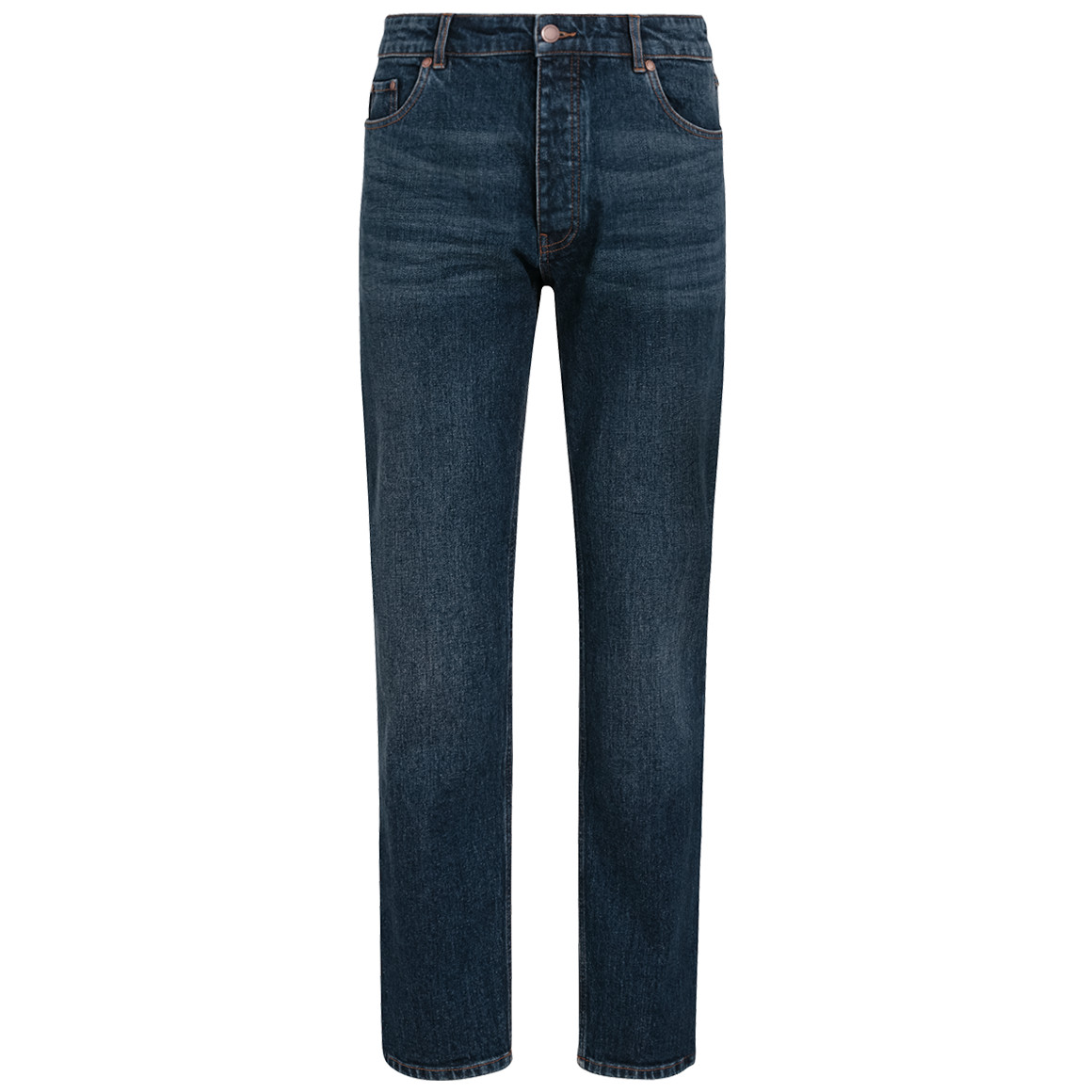 VanVaan Herren Jeans in Regular Fit dunkelblau