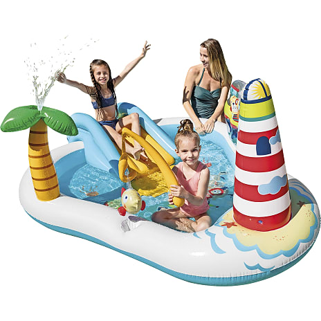 INTEX AKTIVITETS BADEBASSIN MED FISKE TEMA 182 liter