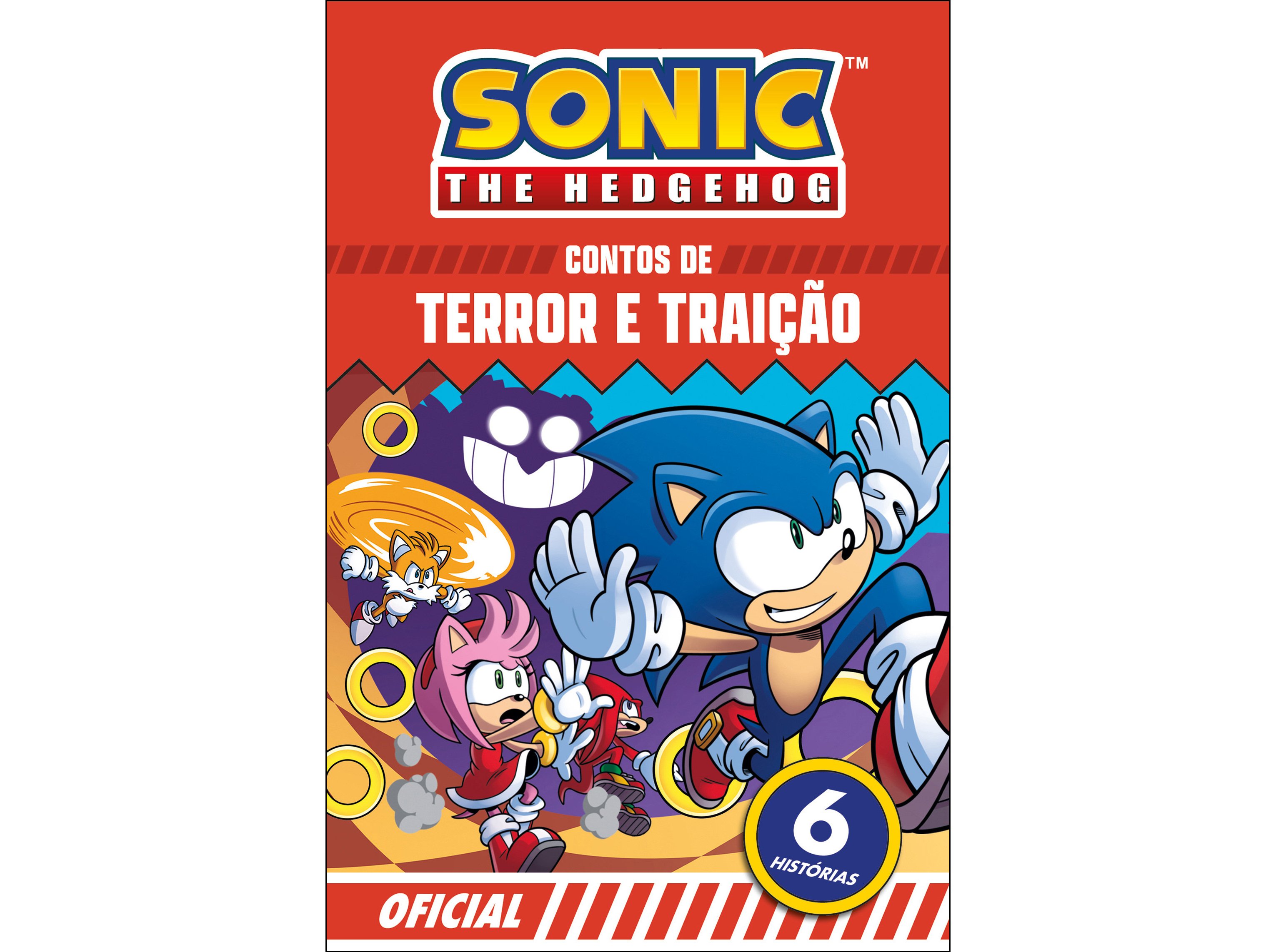 LIVRO SONIC - THE HEDGEHOG - CONTOS DE TERROR E TRAIÇÃO