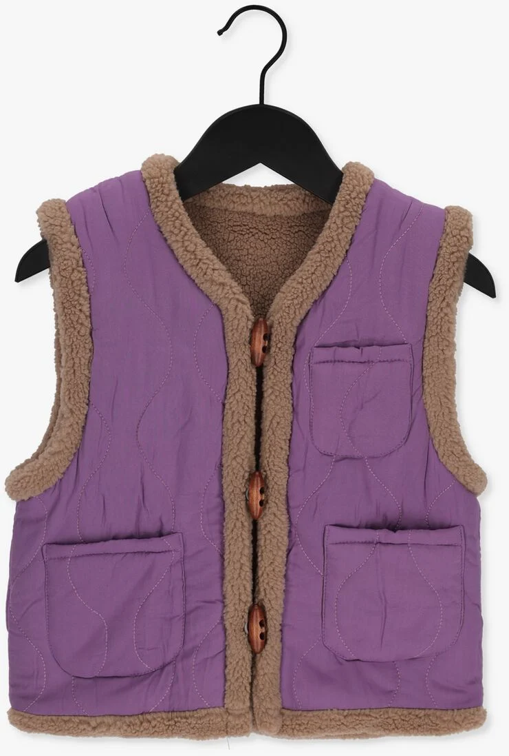 WANDER & WONDER paarse wander & wonder gilet reversible padded vest
