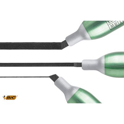 BIC ONYX 1481 - Marqueur permanent - pointe biseau - vert