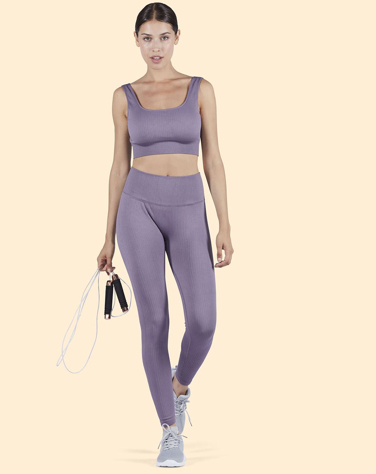 Onamaste Legging de sport mauve