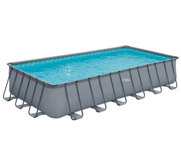 Summer Waves Frame Pool, anthrazit