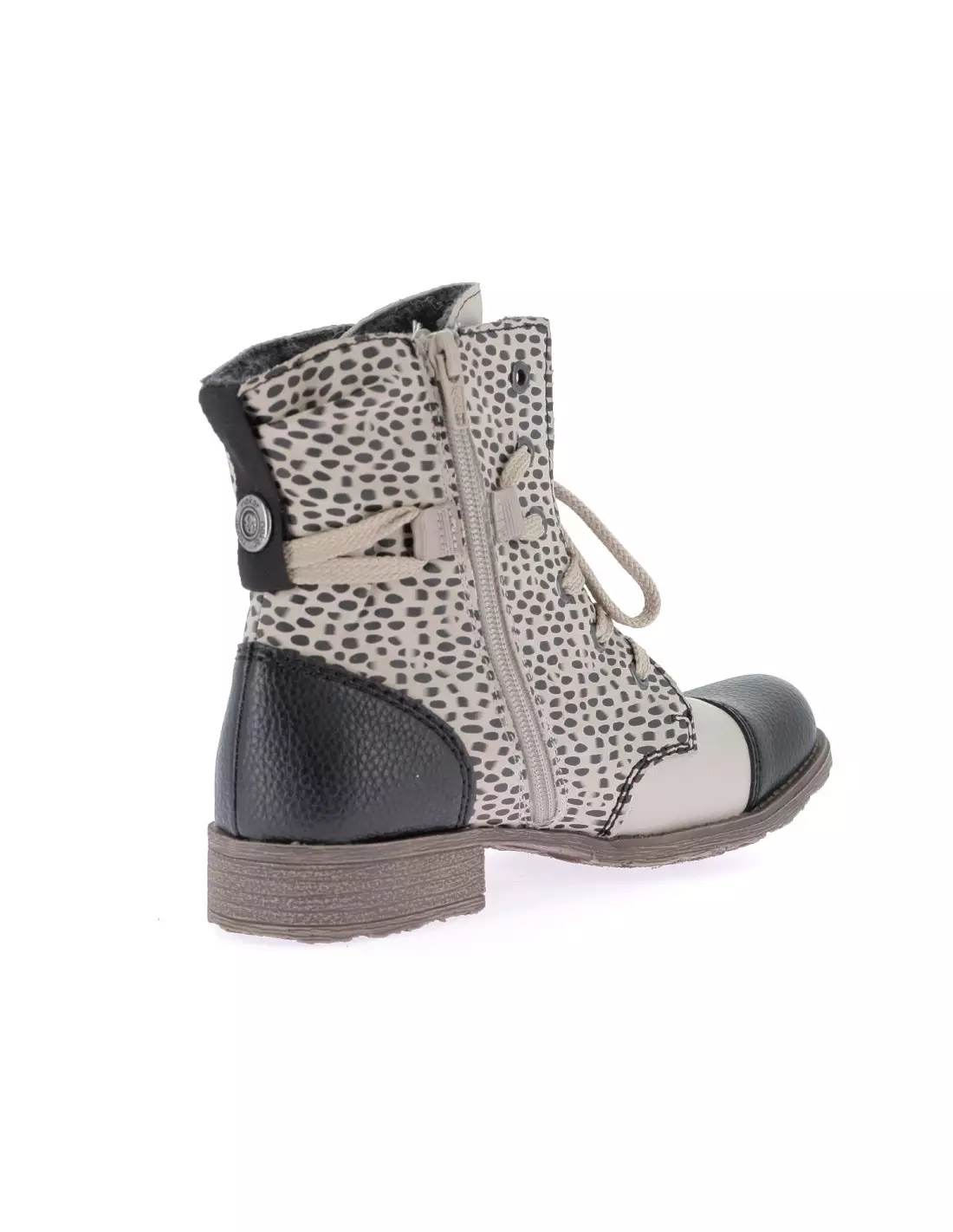 RIEKER 70822-62 - Boots & bottines SCHWARZ/CREMA