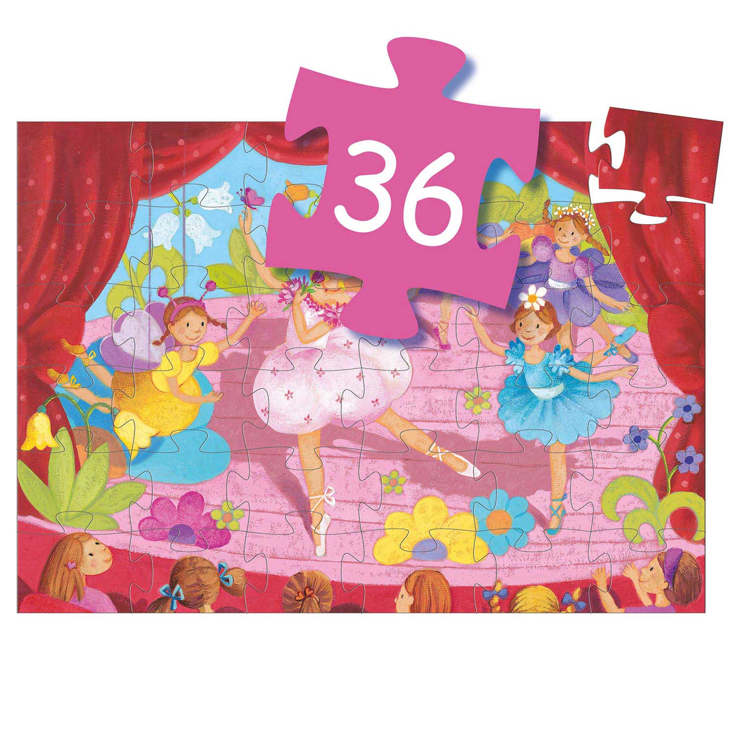 Djeco Legpuzzel Ballerina, 36st.
