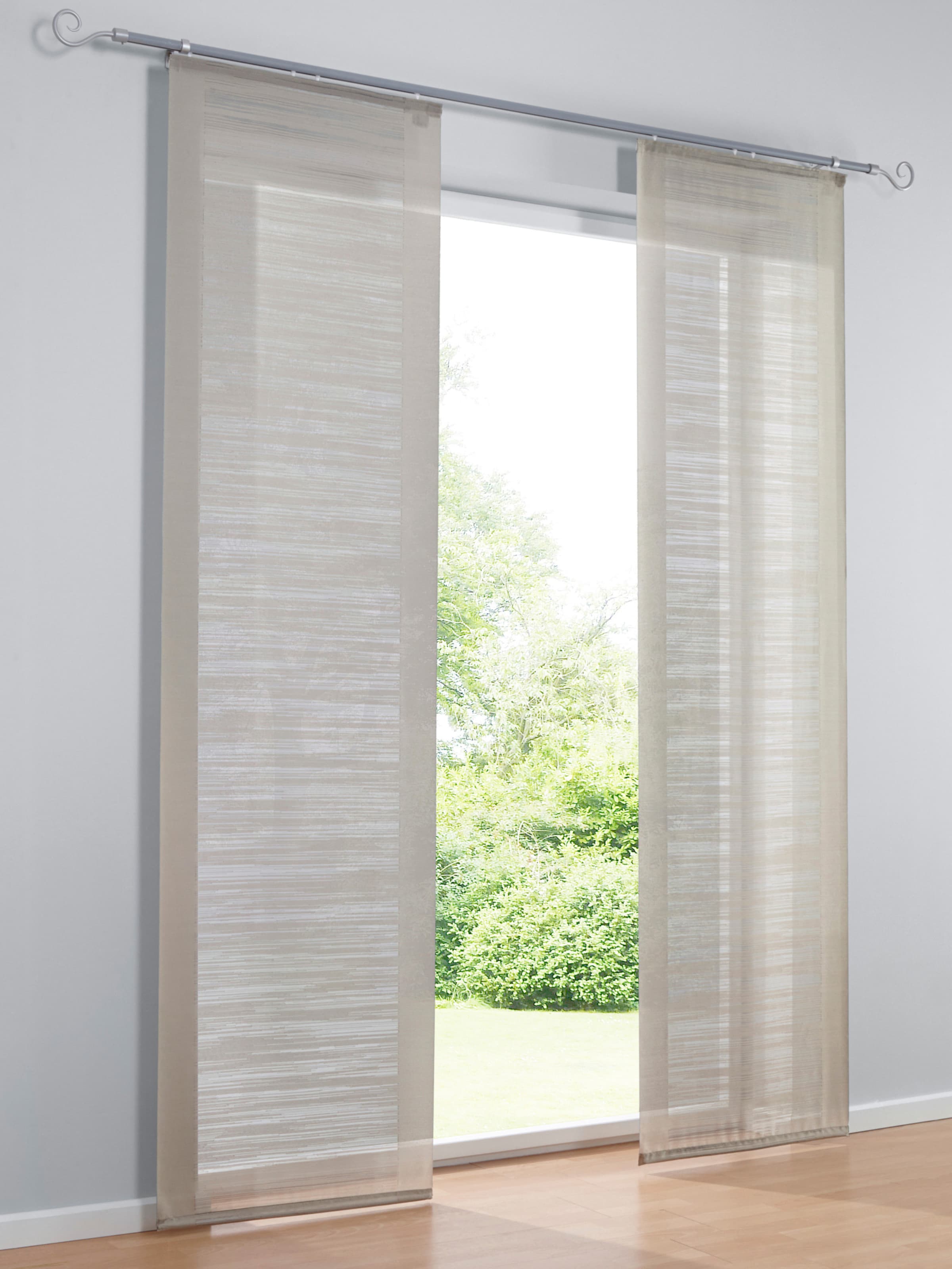 heine home Schiebevorhang in taupe