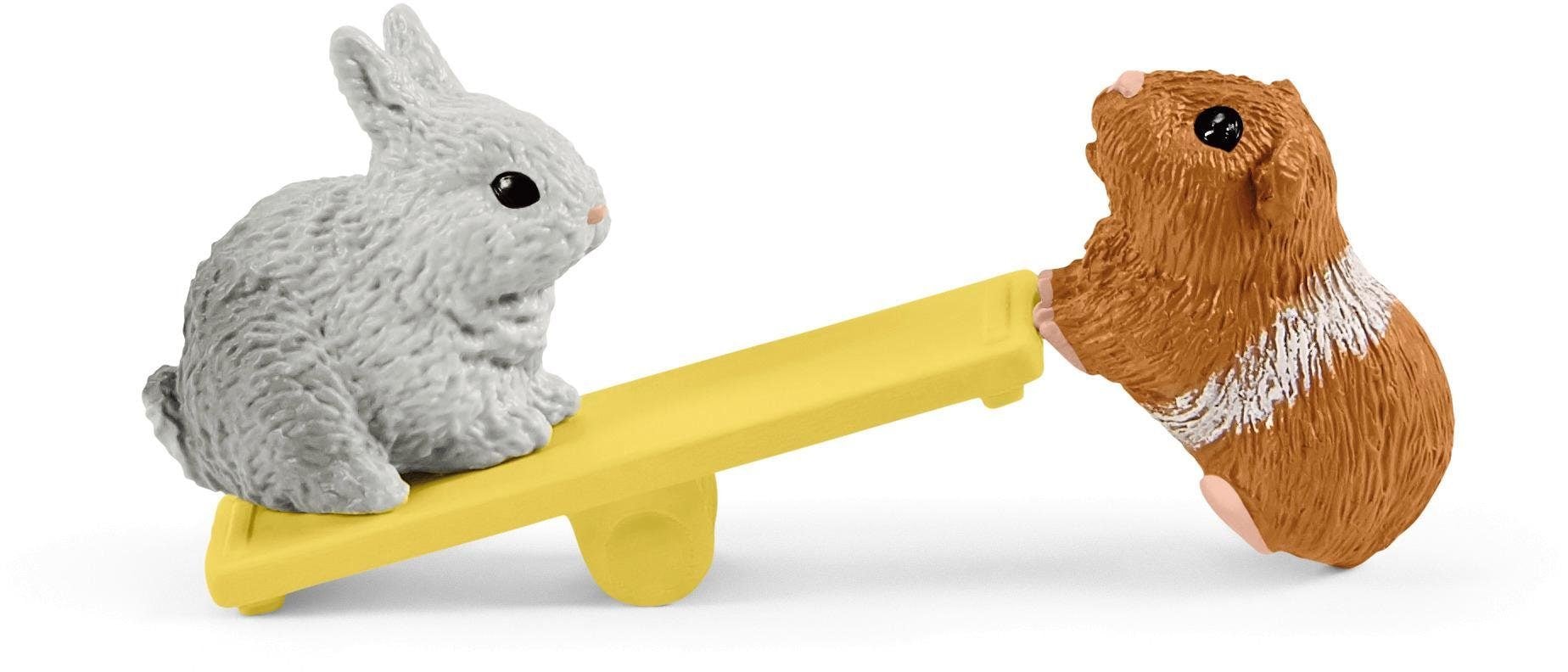 Schleich® Spielfigur »FARM WORLD, Zuhause für Kaninchen und Meerschweinchen (42500)«